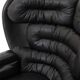 Elda Chair, Joe Colombo, Comfort, Black and Creme, Italy, circa 1970