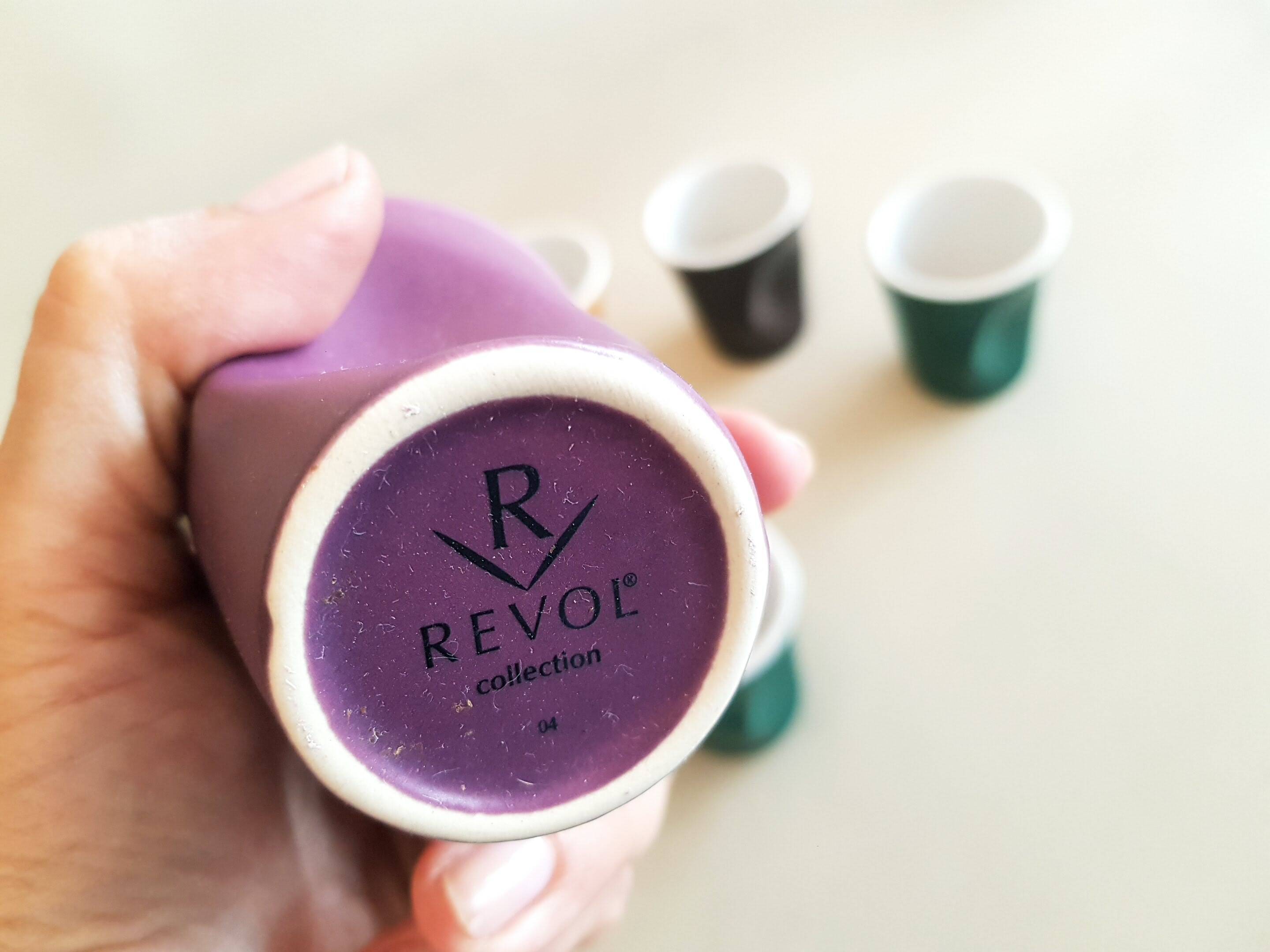Set of 8 cups crumpled Revol Collection