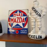 Plaque émaillée piles Mazda