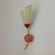 60s red wall light