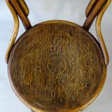 THONET bistro chair N°14 - 1/2 - Ca 1900, wooden seat