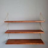 Scandinavian wall shelves 1960s, Set of 3