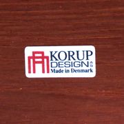 Danish set of 4 Kai Kristansen chairs and a table from Korup, 1960 Denmark.