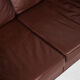 Danish 2-seater sofa in leather by Børge Mogensen for Fredericia