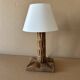 Vintage wooden table lamp