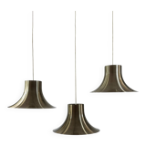 3 "Ascot" pendant lights by RAAK Amsterdam, 1960s