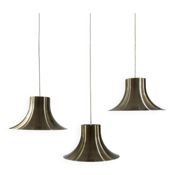 3 "Ascot" pendant lights by RAAK Amsterdam, 1960s