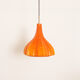 Vintage Orange Glass Pendant Lamp By Peill And Putzler 1960