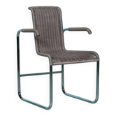 Fauteuil vintage Tecta B20, chaise tubulaire minimaliste