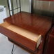 Library, 60s teak shelf on feet
