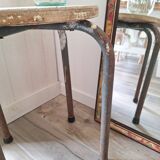 Vintage workshop school stool