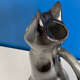 Vintage black cat jug pitcher