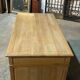 Flat oak desk