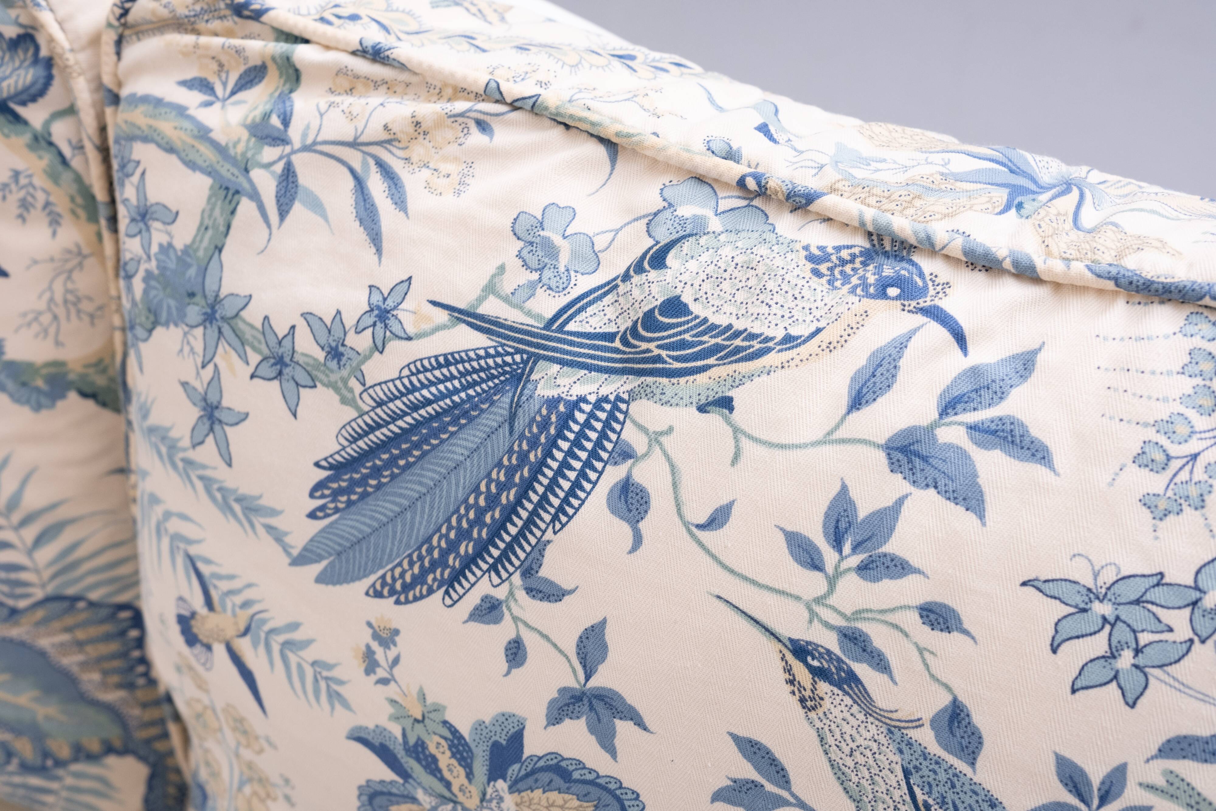 Faux Bamboo Chippendale Two seat Sofa 1970s France