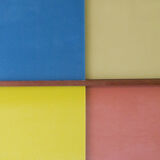 Vintage modernist library from the 60s