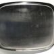 Plateau rectangulaire en inox par Cavalier England