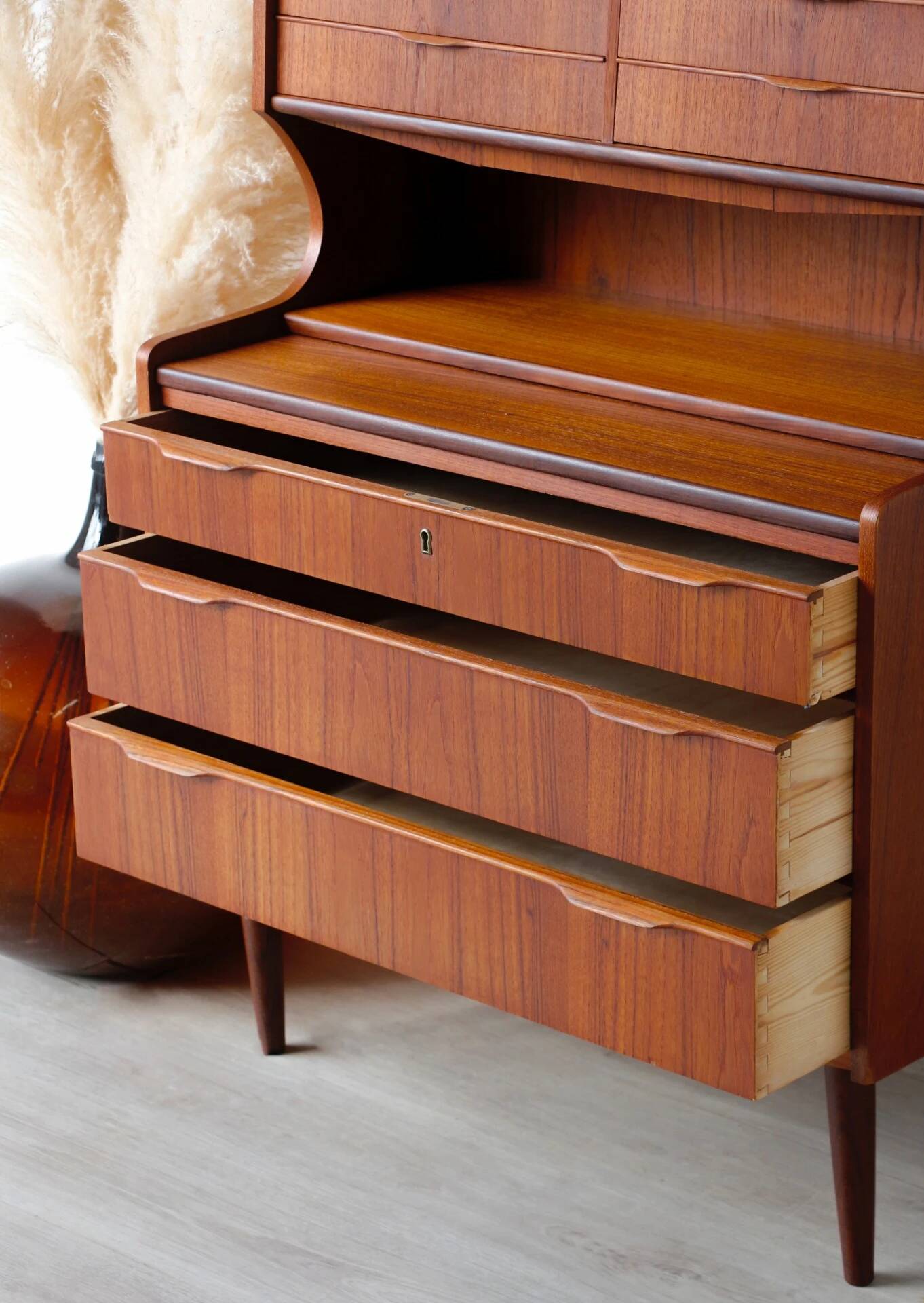 Danish teak secretary from the 1960s | Scandinavian design