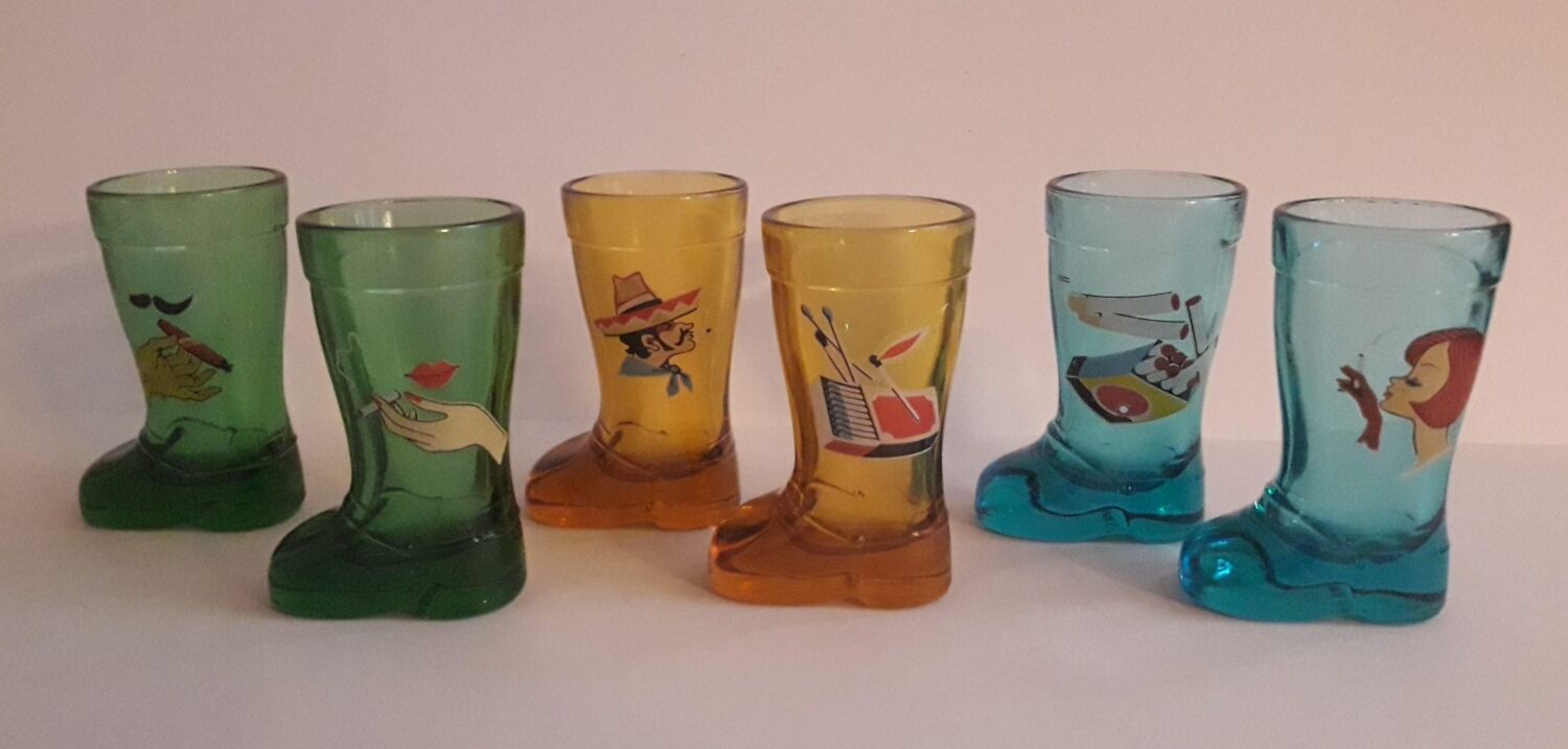 Digestive glasses from the 70s