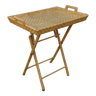 Folding dessert in Vintage Rattan 1960