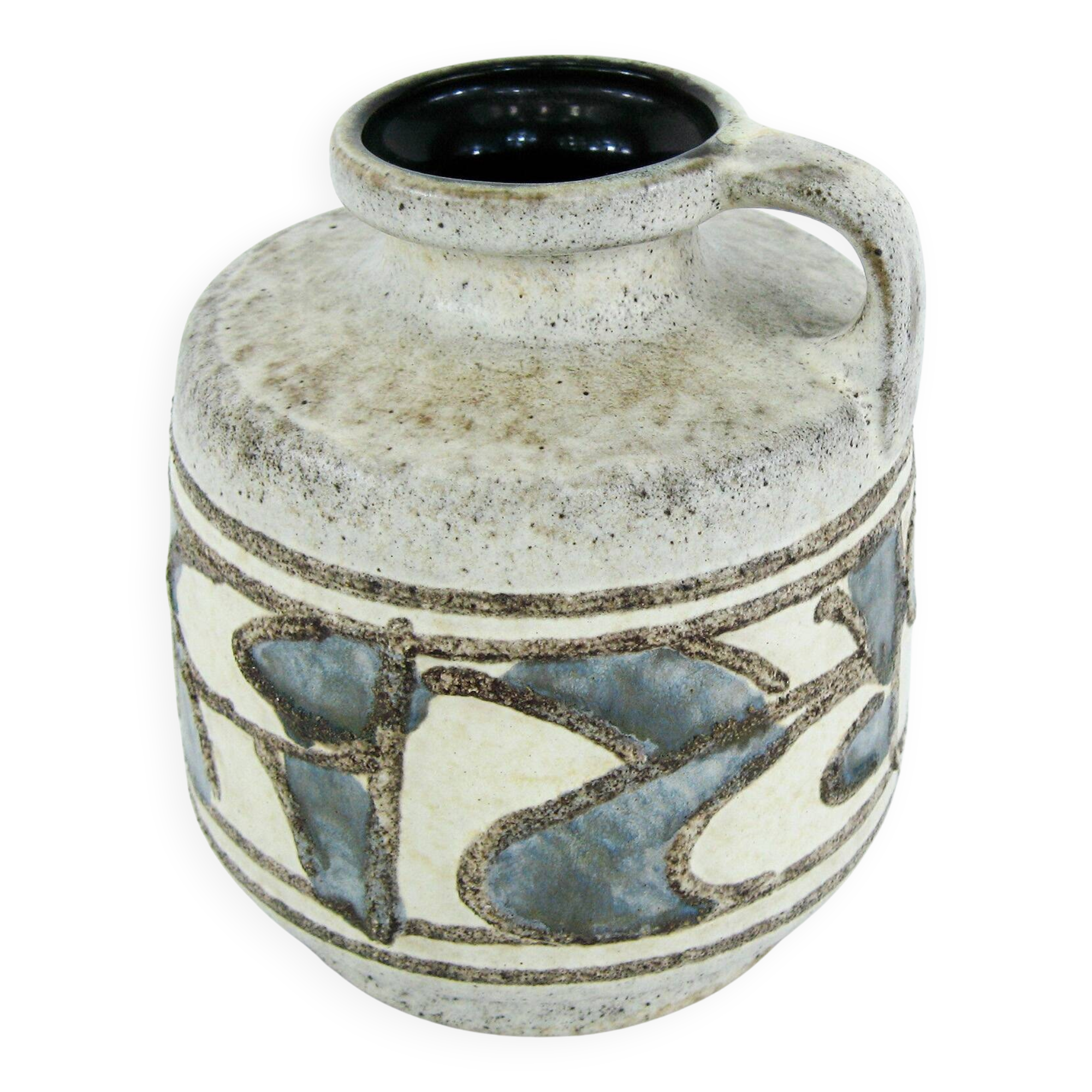 VEB Haldensleben GDR ceramic vase - vintage 60s