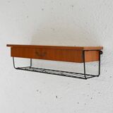 Scandinavian hanging bedside table with drawer