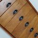 Vintage Dutch Poplar Apothecary / Filing Cabinet, 1950s