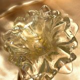 Murano blown glass bowl empty pocket