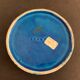 Italian blue ceramic ashtray, design Aldo Londi for Bitossi, 1960