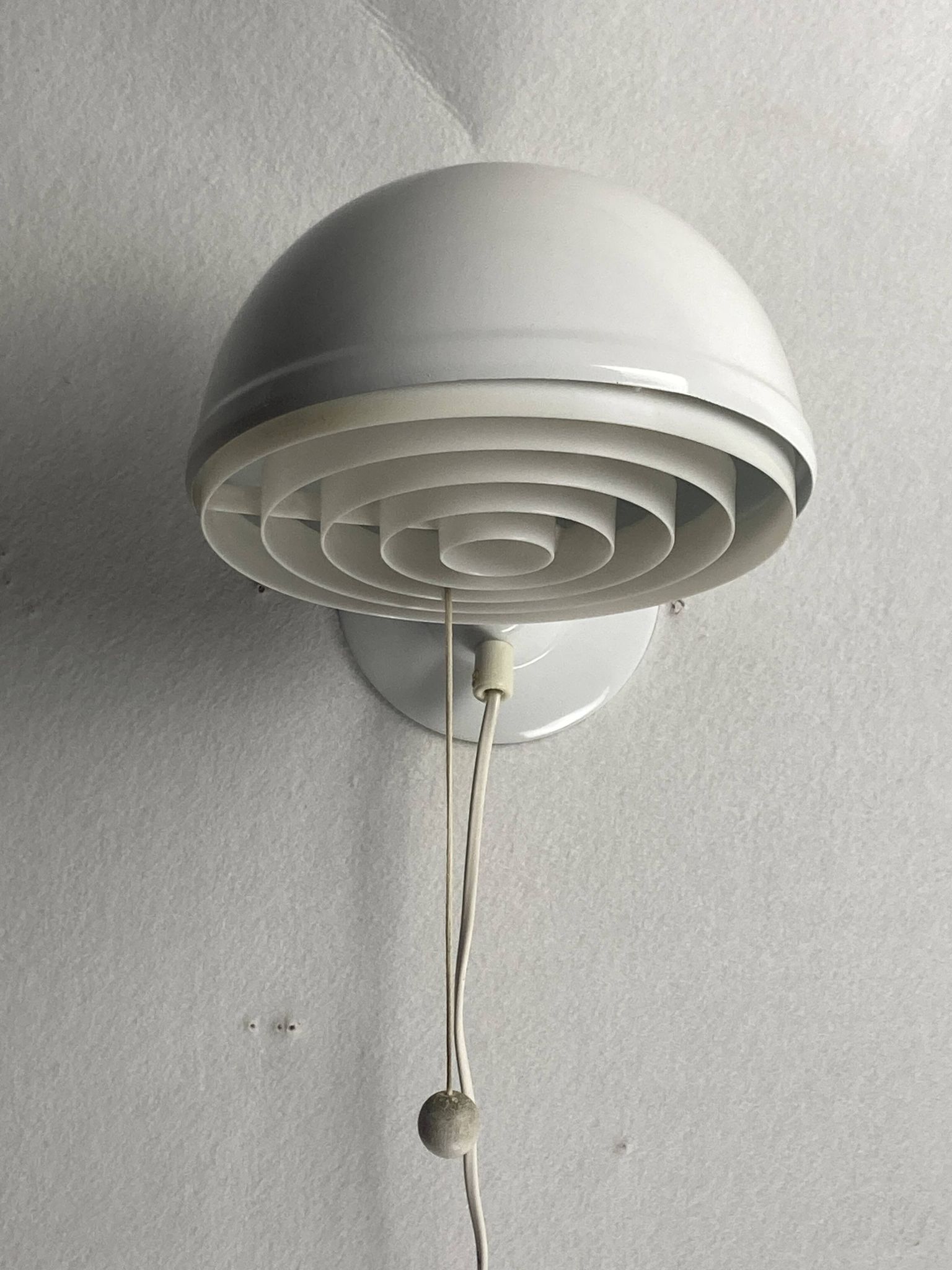 Pair Scandinavian wall sconces by Knud Christensen for ABO Randers, Denmark 1960s-1970s