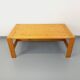 Large vintage coffee table in solid pine from the 70s and 80s.