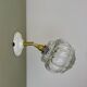 Vintage glass globe wall light