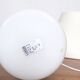 Pair of white glass lamps by Luxus Lighting, Sweden, 1980