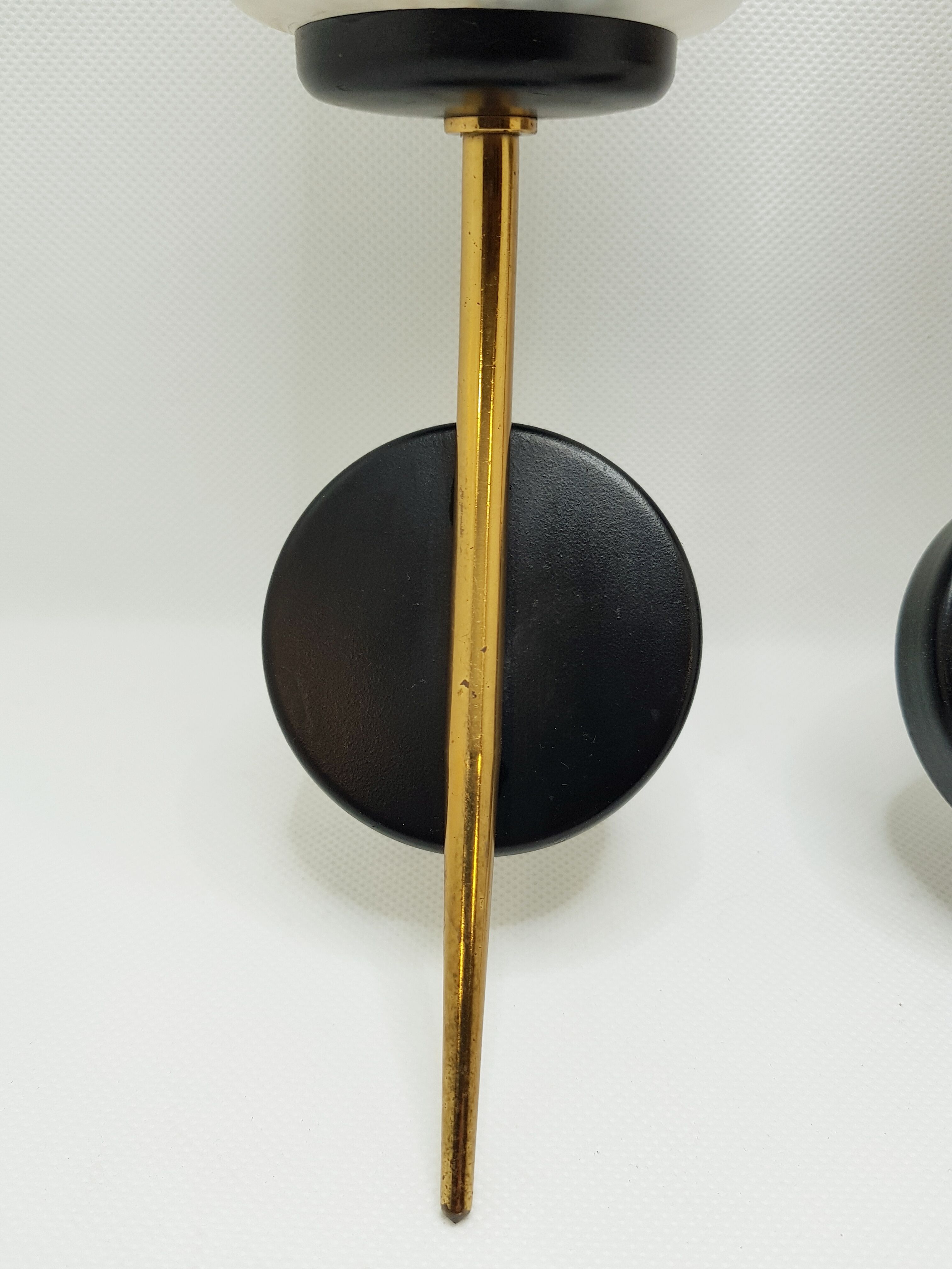 Pair of mid-century wall lamps
