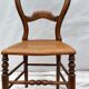 Pair of 2 old cane chairs