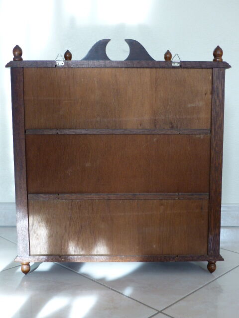 Solid wooden wall shelf