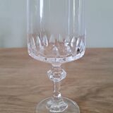 6 verres à pied en cristal
