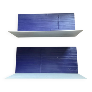 Paire d’étagères - aluminium