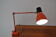 Adjustable industrial table lamp, czechoslovakia,1960's.
