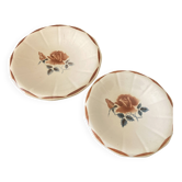 Pair of plates Digoin Sarreguemines