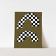 Framed abstract giclee art print 50x70cm