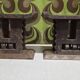 Paire de tabourets africains en bois sculpté  art tribal