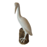 Chinese porcelain crane figurine