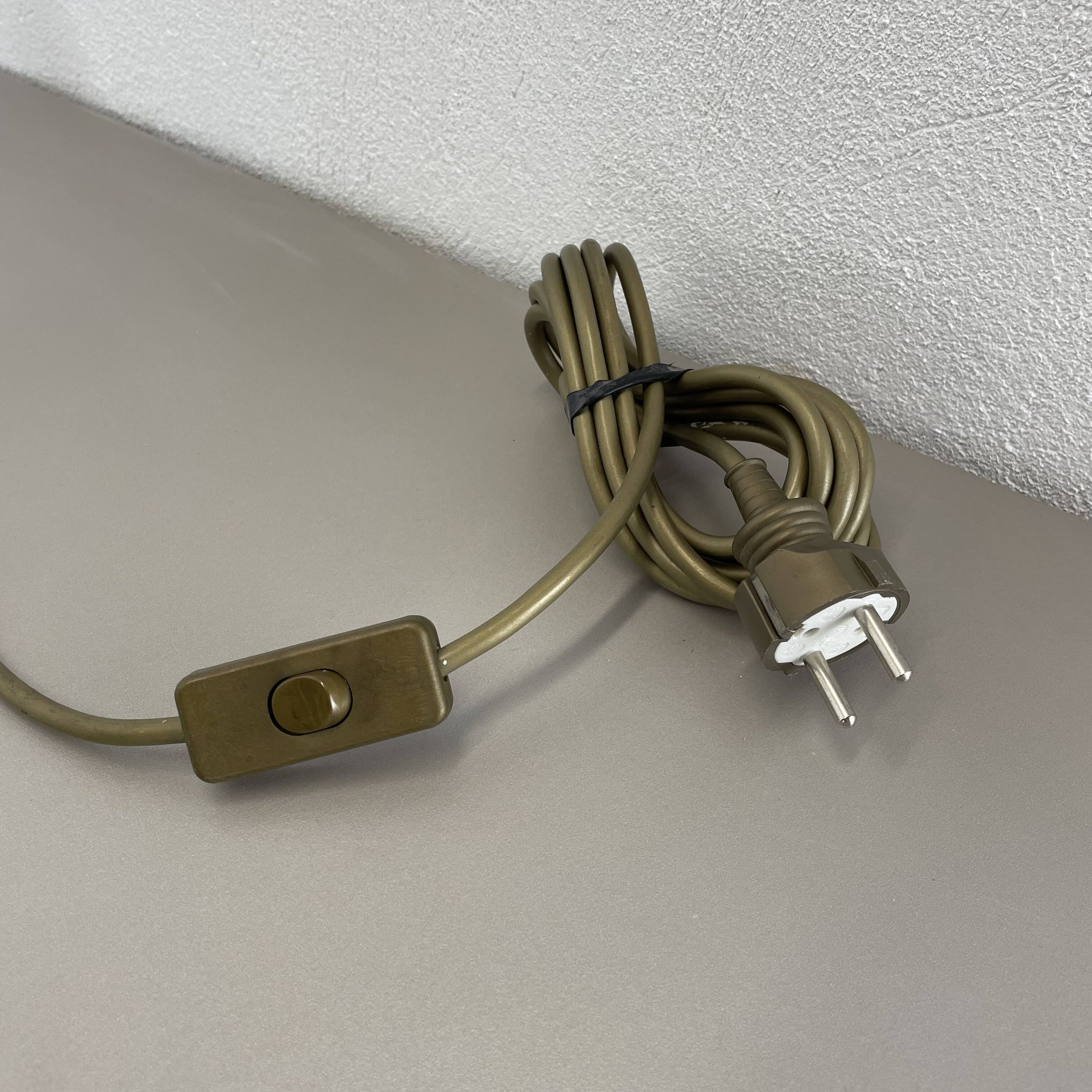 Large 77cm  omi swing arm brass acryl glass wall light italy 1970s