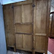 Large Empire-style display cabinet in mahogany from the late 19th century.