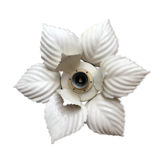 masca white metal flower wall light