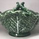 Soup tureen in slip in the shape of cabbage Portugal
