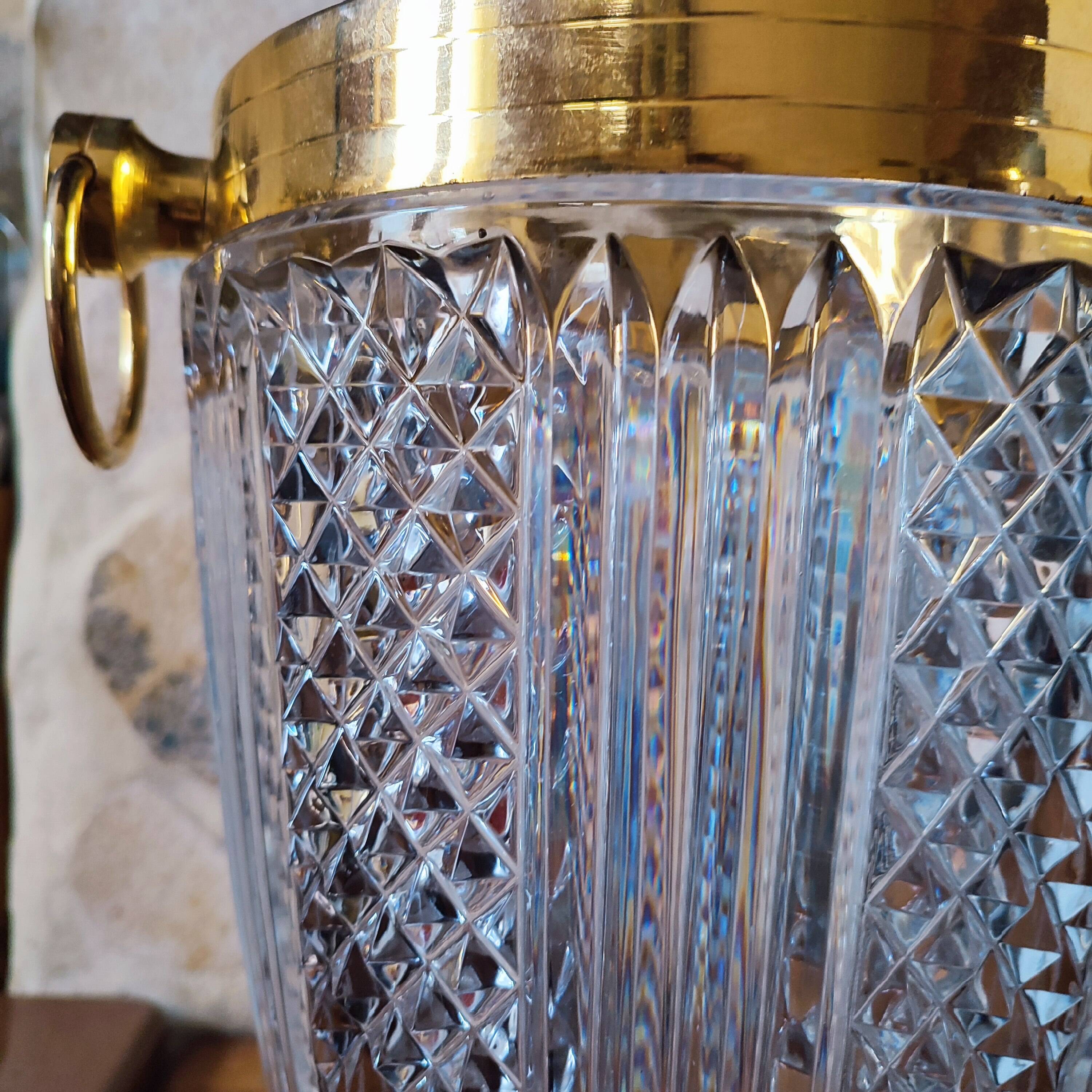 Crystal champagne bucket