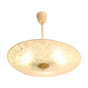 suspension ronde en verre
