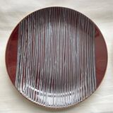 3 Dinner Plates 26 cm Yellow from Chrome - Limoges Porcelain