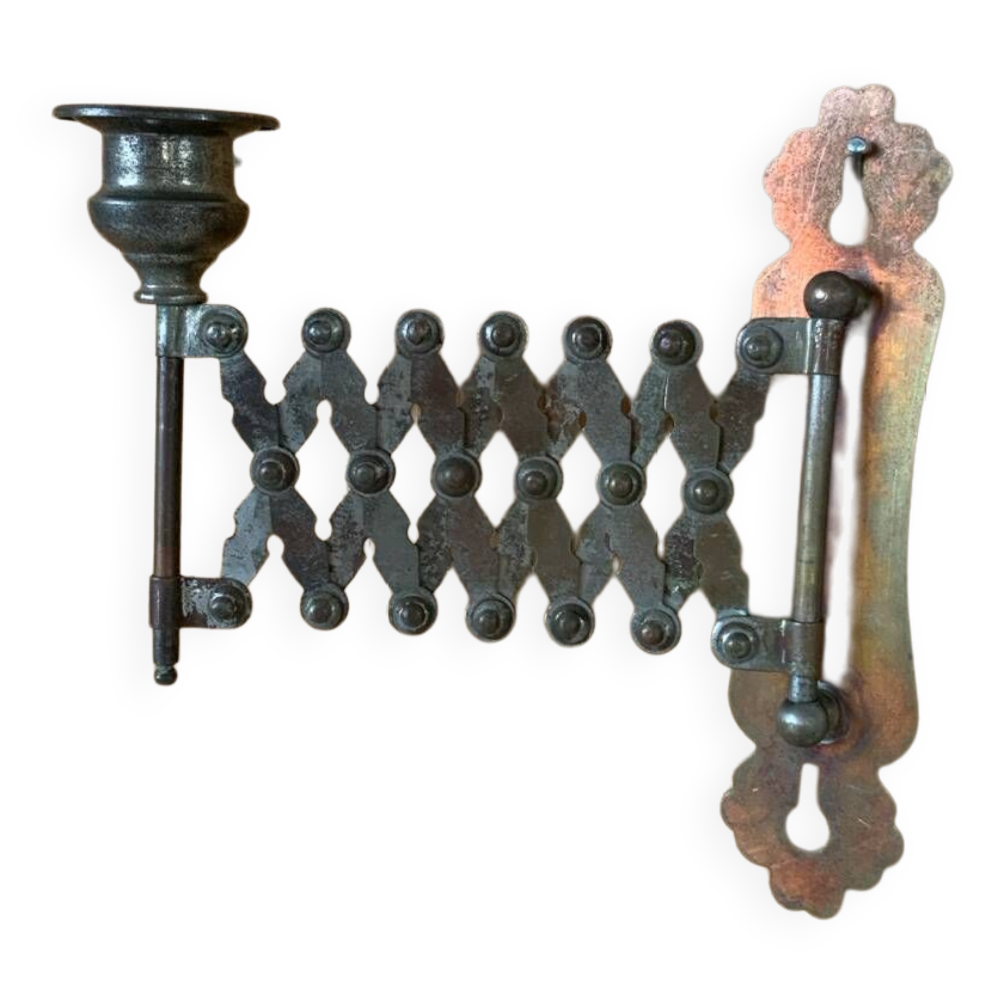Old wall candle holder